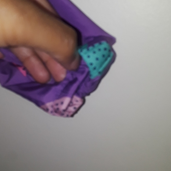 Cat & Jack 18M Purple & colorful heart polkaJacket - Picture 4 of 13